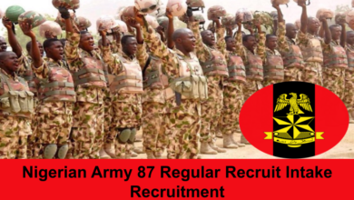 Nigerian Army Recruitment 2024/2025 Application Form Portal @ recruitment.army.mil.ng