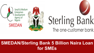 SMEDAN/Sterling Bank 5 Billion Naira Loan for SMEs