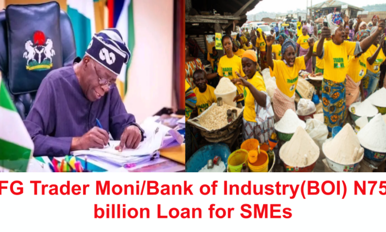 FG Trader Moni/Bank of Industry N75 billion Loan for SMEs